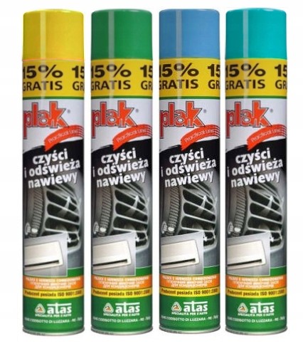 PLAK PPL CZYŚCI I ODŚWIEŻA NAWIEWY klima LEŚNY 500 Stan opakowania oryginalne