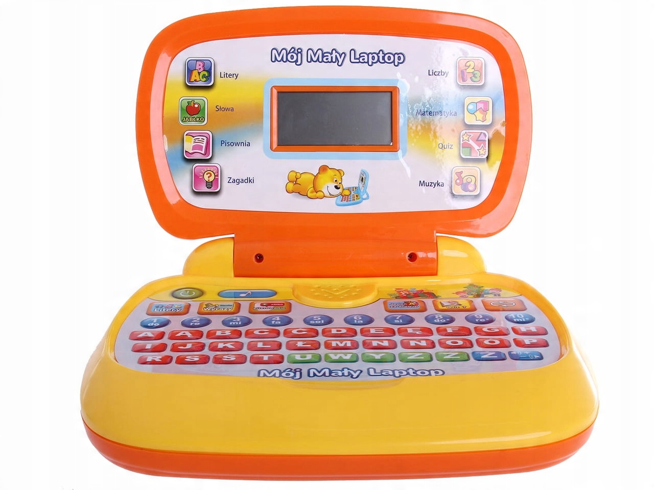 

Mój Mały Laptop edukacyjny Literki Polski 8Funkcji