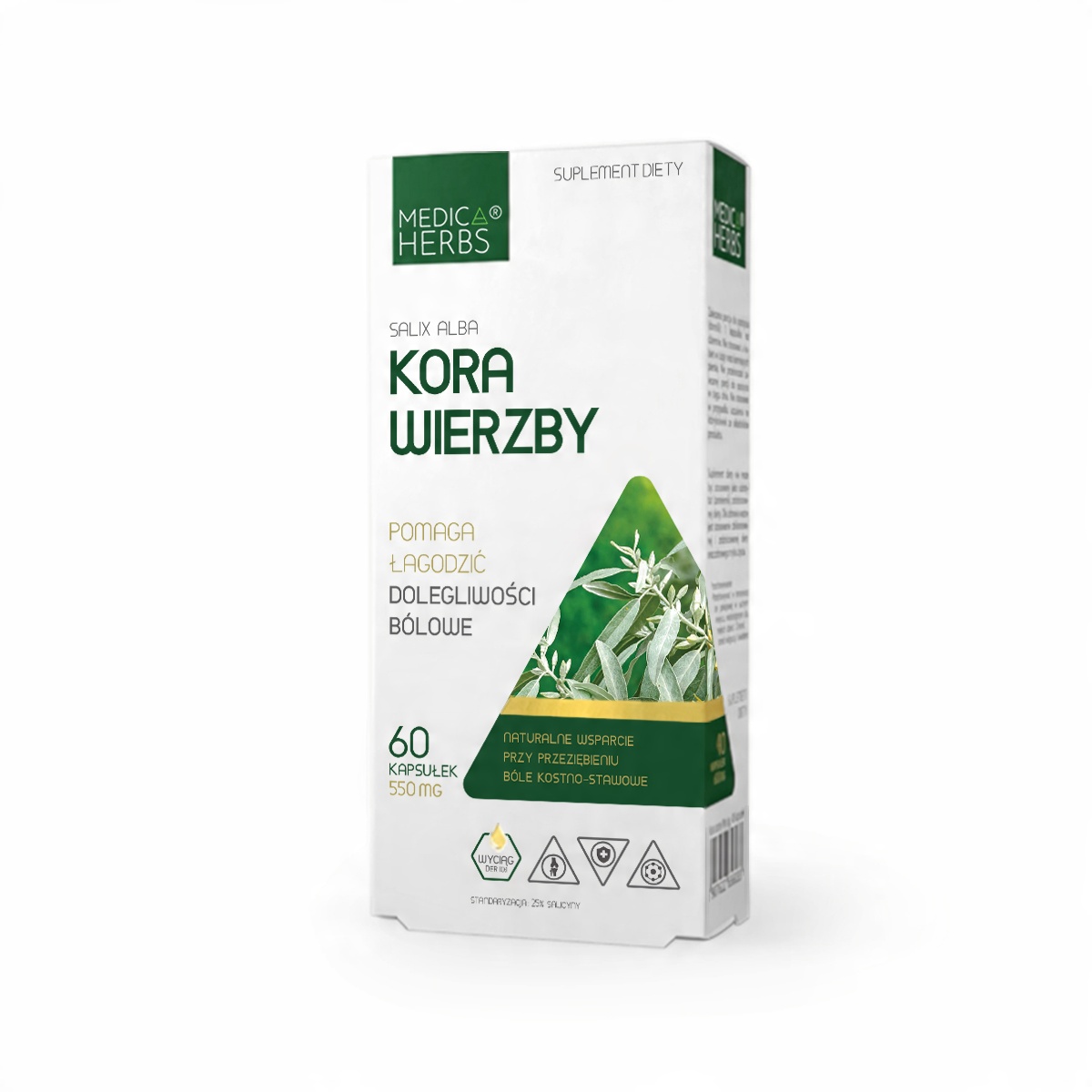 

Kora Wierzby Białej Naturalna Aspiryna Medica Herb