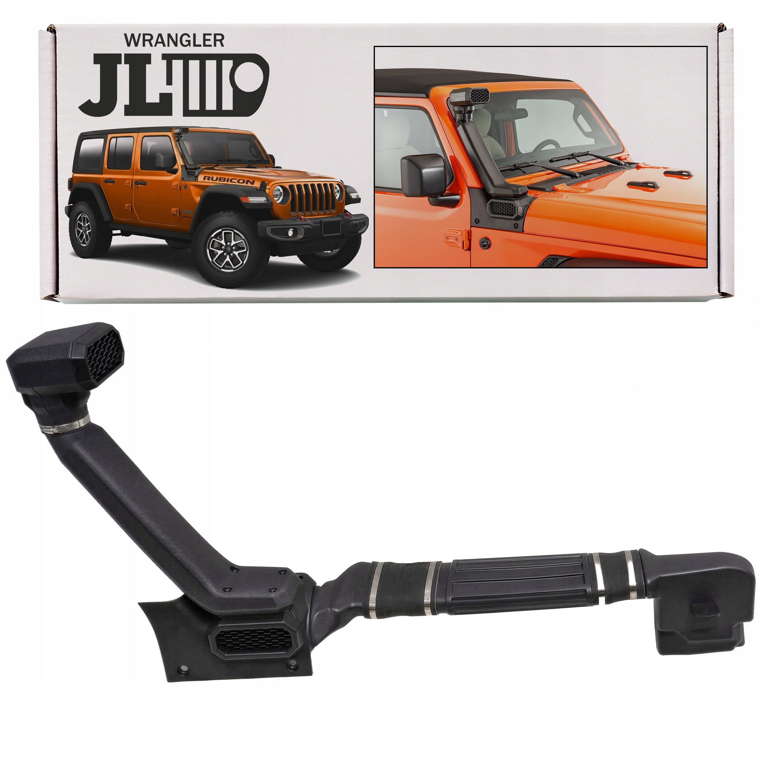 Jeep Wrangler Jl 2018+ Snorkel Typu Amfib Pre Motory 3.6L a 2.0L
