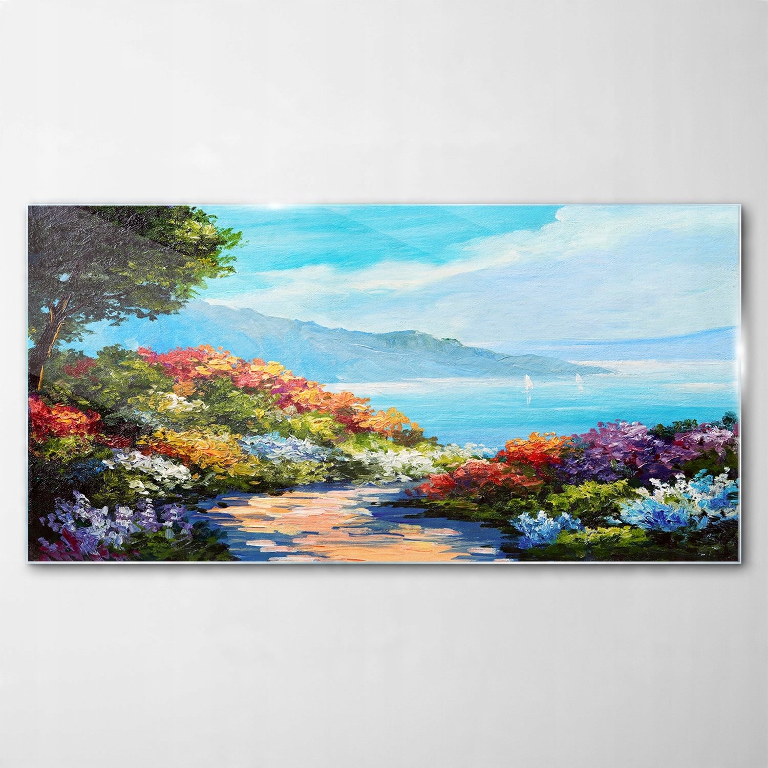 

Obraz na Szkle Dekor Góry Krajobraz Drzewo 140x70