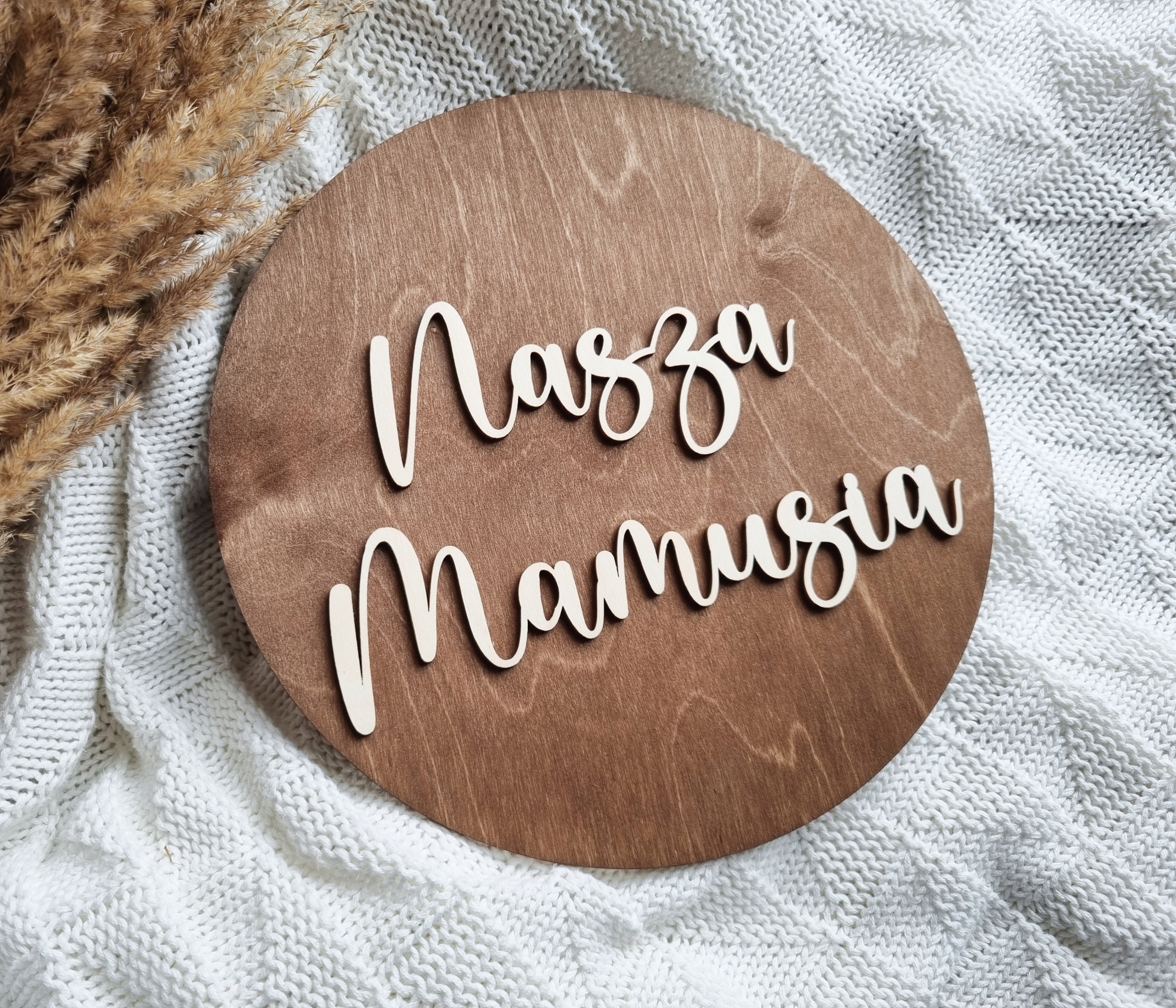 TABLICZKA DO ZDJĘĆ NASZA MAMUSIA DZIEŃ MATKI Model KRÓLIK