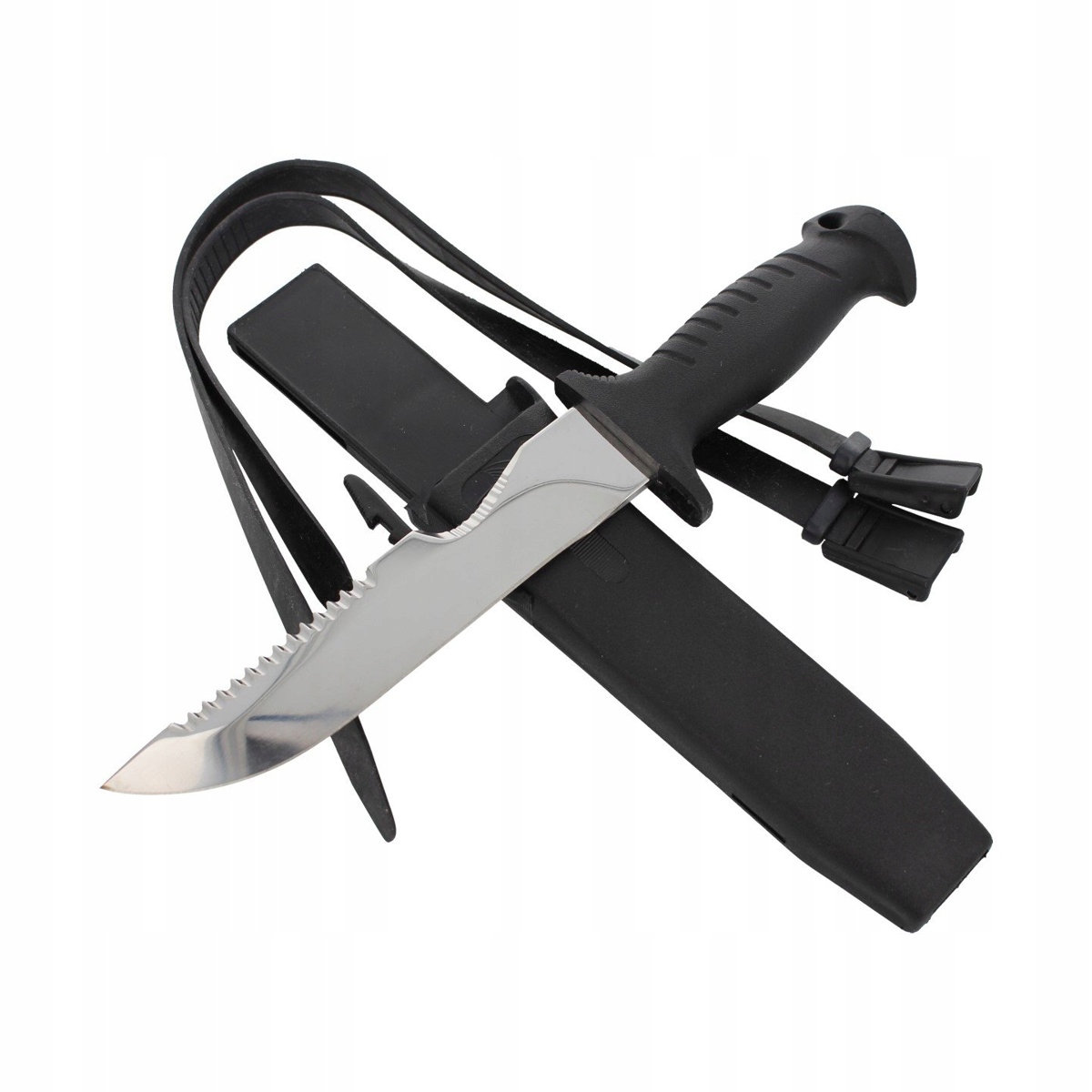 Nůž potápěčský Mac Coltellerie Squalo 18 Black 180 mm