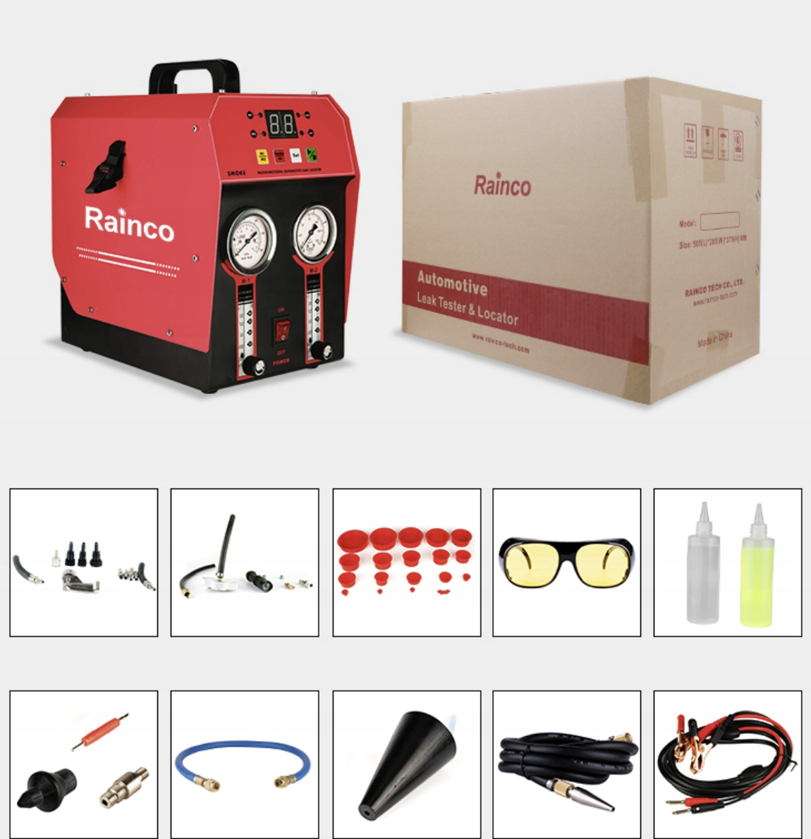 TESTER SZCZELNOŚCI SILNIKA RUR WĘŻY Generator DYMU