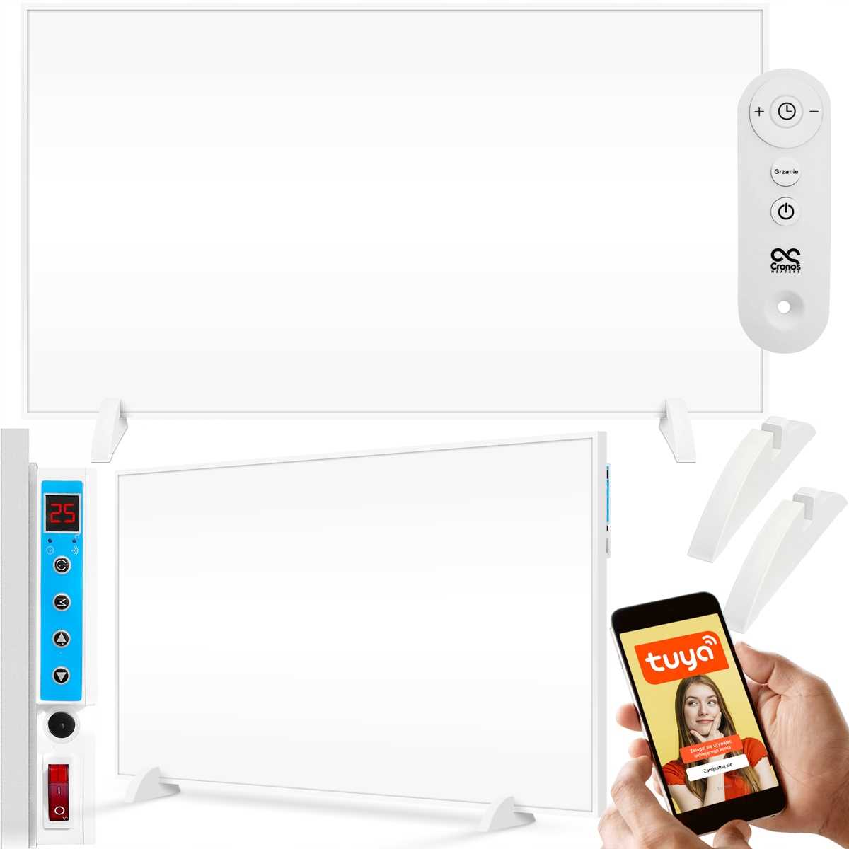 GRZEJNIK NA PODCZERWIEŃ PROMIENNIK 720W WiFi TUYA