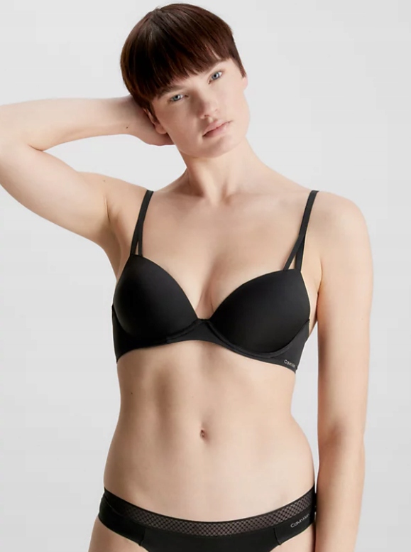 Calvin Klein Jednobarevná Podprsenka 80C 6FA