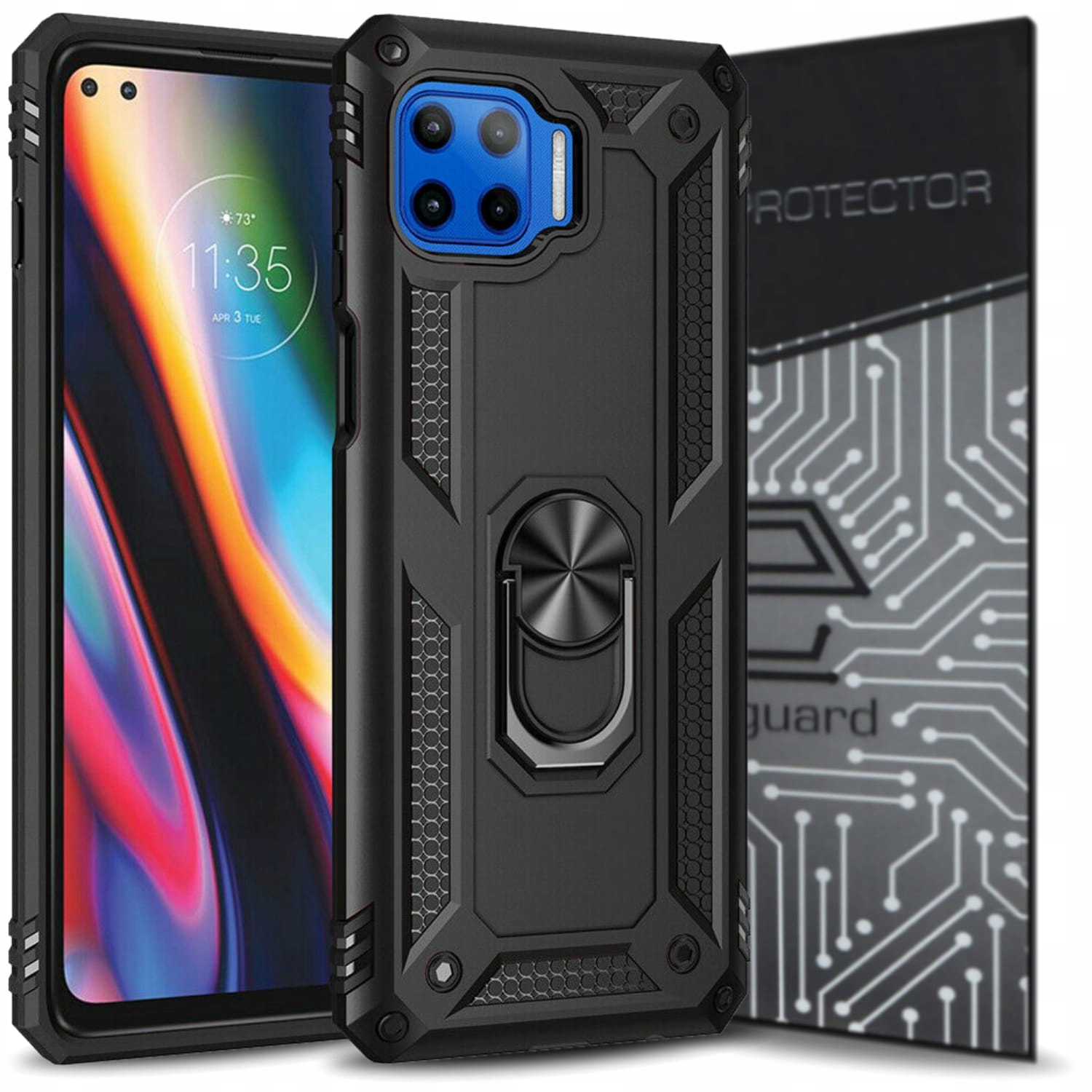 

Etui Pancerne+szkło do Motorola Moto G 5G Plus