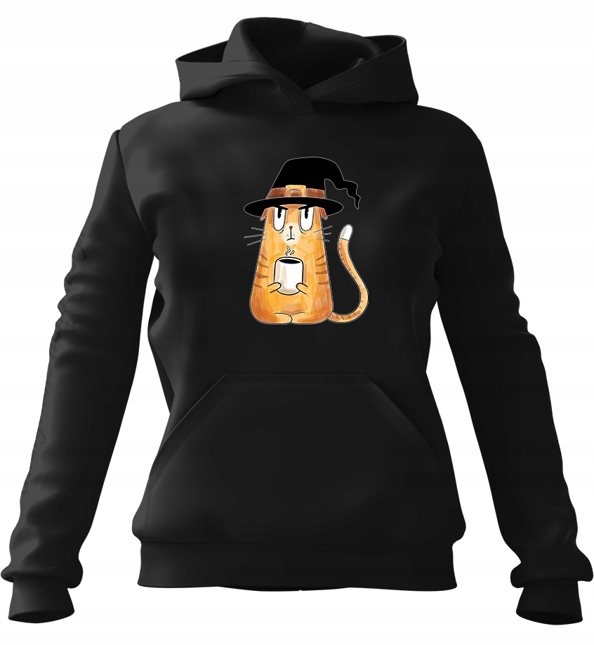 Dámská Mikina s kapucí Witch Black Xs