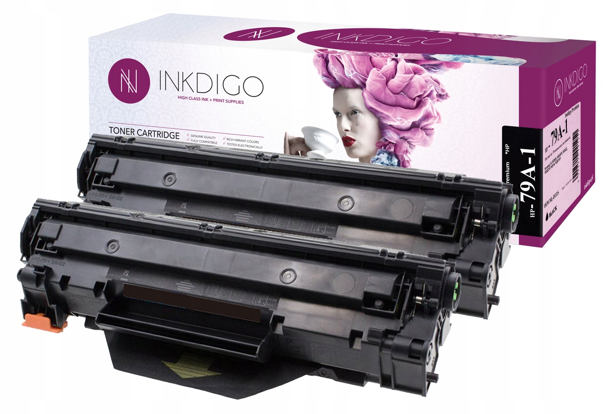 

2X Toner Inkdigo Do Hp LaserJet Pro Mfp M26a M26nw