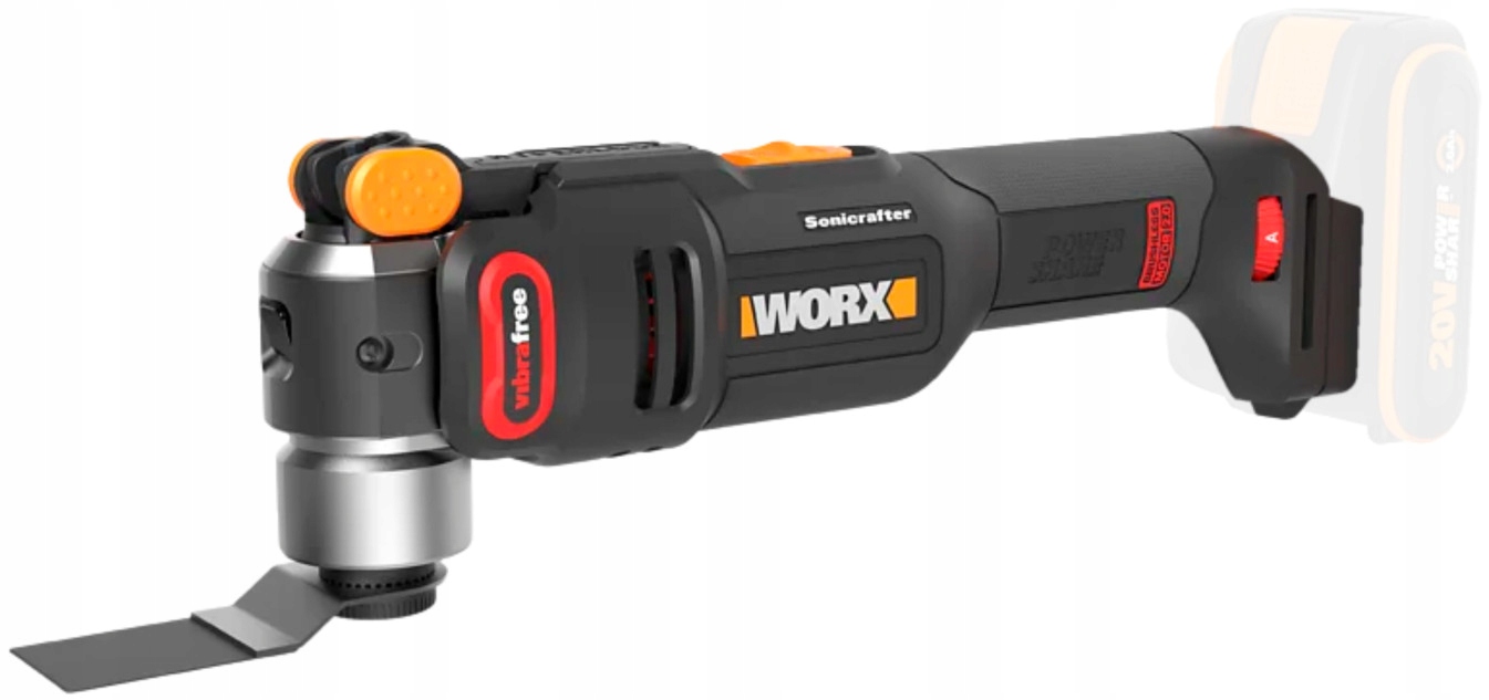 Szlifierka wielofunkcyjna akumulatorowe Worx WX698.9 VibraFree 20V