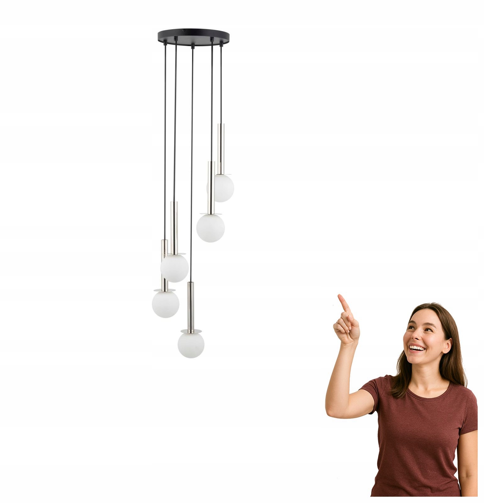 Závesná lampa Daisy 5 40765 Sigma Lighting