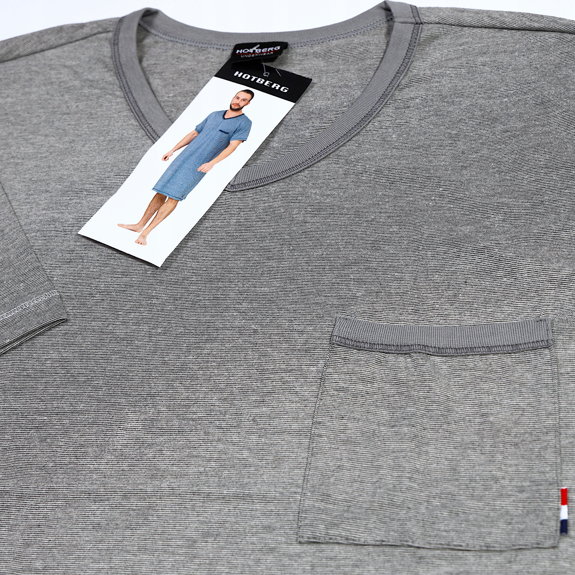 Męska koszula nocna M-Max Baltazar 3XL Dekolt inny