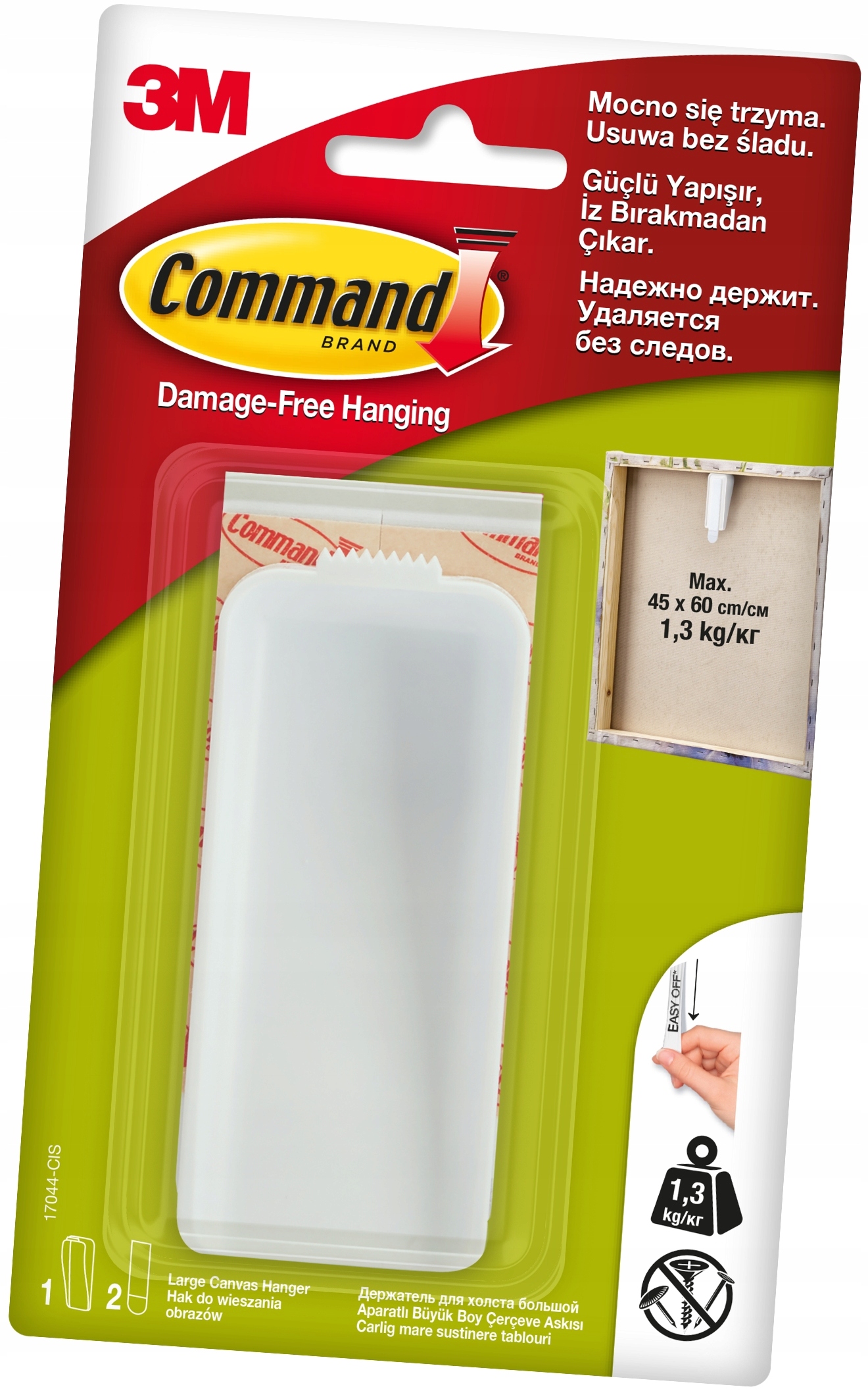 

Command 3M Haczyk Do Ramek Obrazów 1,3 Kg 17044