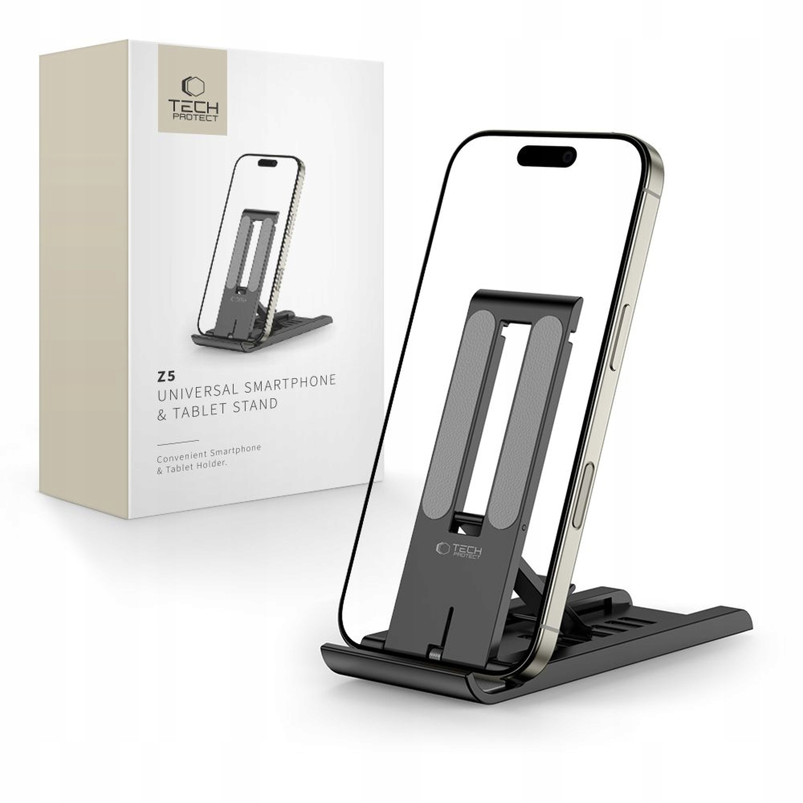 Tech- Protect Z5 Universal Stand Holder Smartphone Tablet Black Tech-