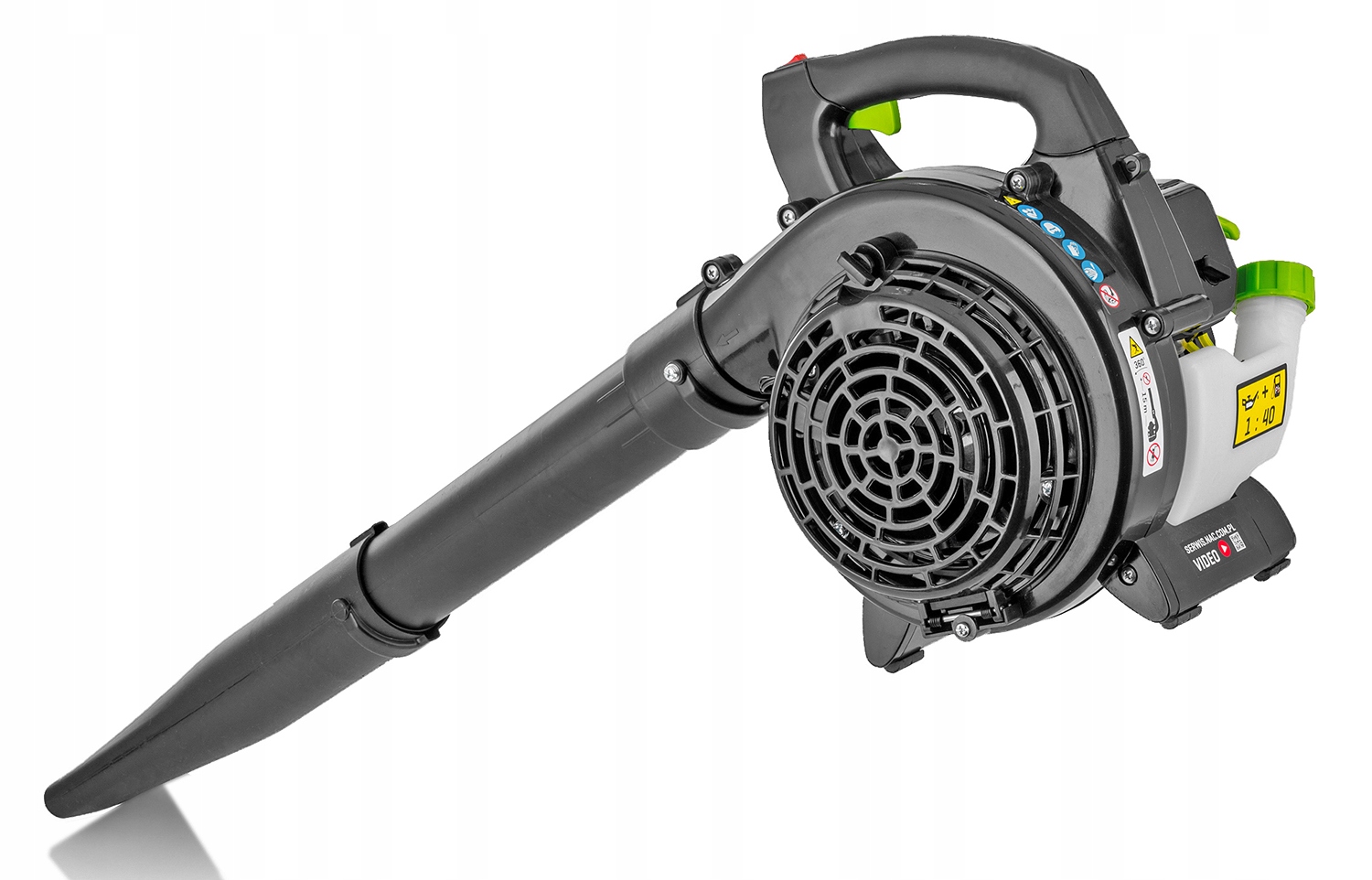 NAC DMUCHAWA SPALINOWA ODKURZACZ do LIŚCI Z ROZDRABNIACZEM 3W1 BVP260-1-Y Pojemność worka 50 l