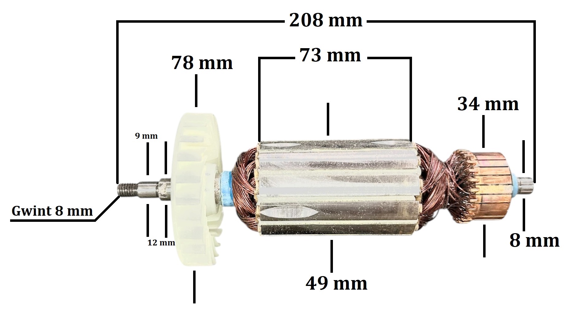 Oběžné kolo pro brusku Einhell Bavaria 230 (jk 825)