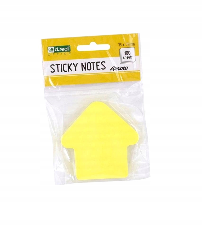 NOTES SAMOPRZYLEPNY KSZTAŁTY STRZAŁKA D.RECT