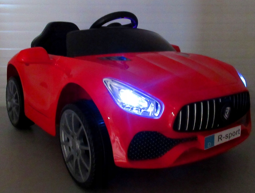 AUTO AUTKO CZERWONY SAMOCHÓD CABRIO ELEKTRYCZNY Długość pojazdu 88 cm