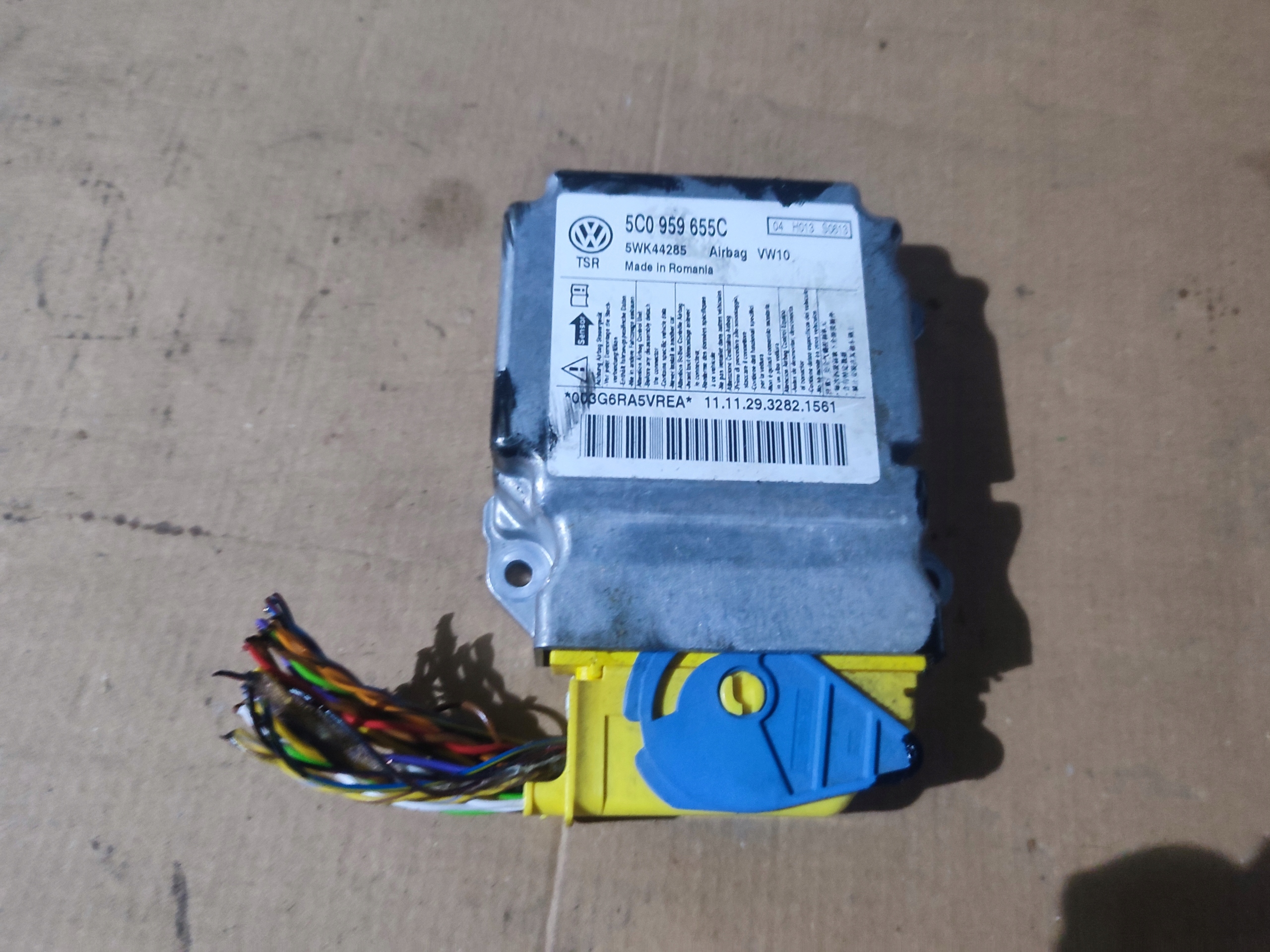 modulo airbag powietrznych VOLKSWAGEN 5C0959655C