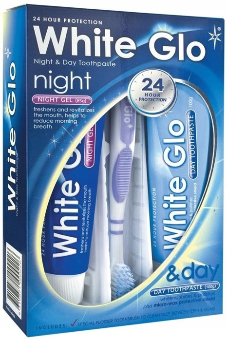 

White Glo Night & Day ochrona Zestaw 2x 65