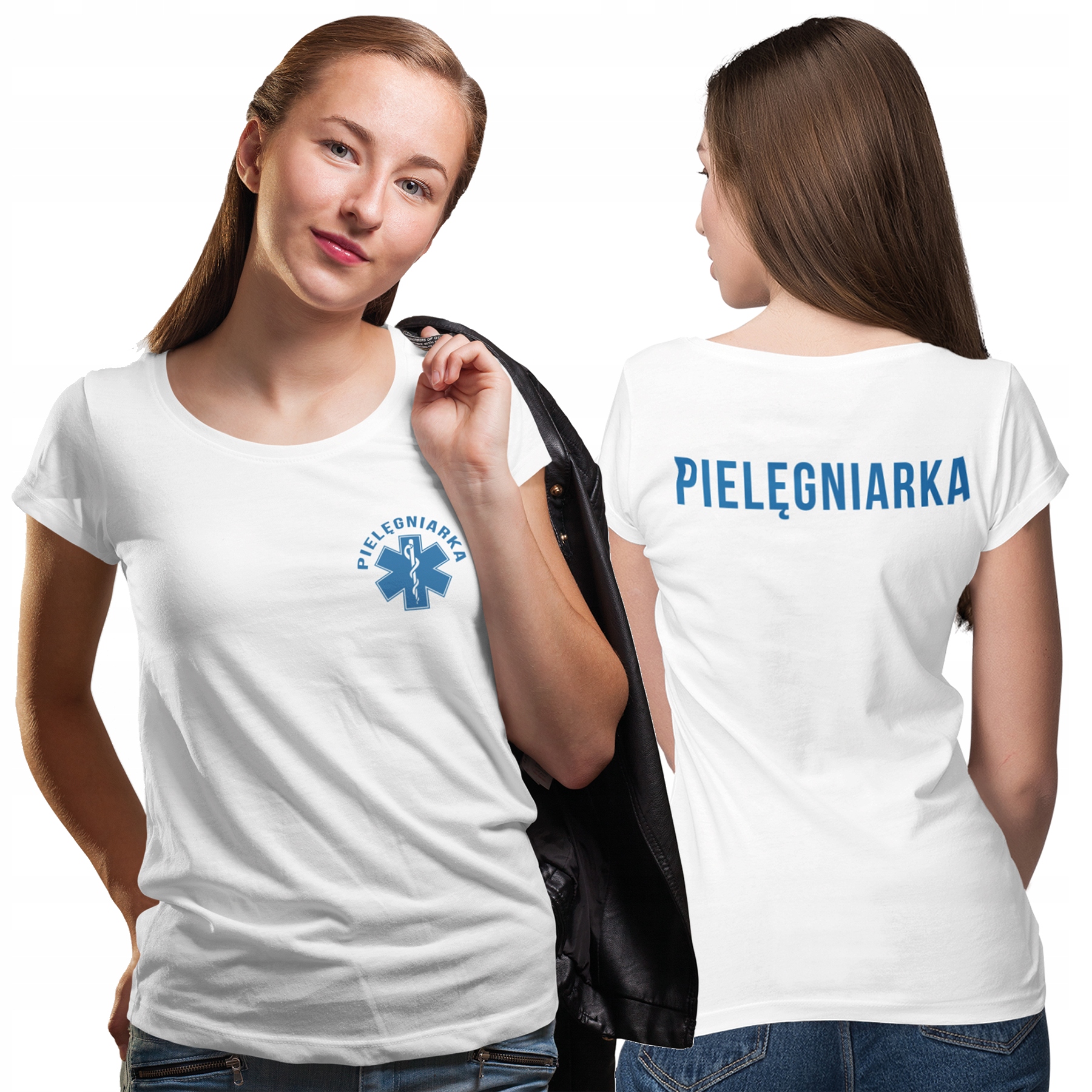 

Koszulka Damska T-shirt Pielęgniarka Ratownictwo