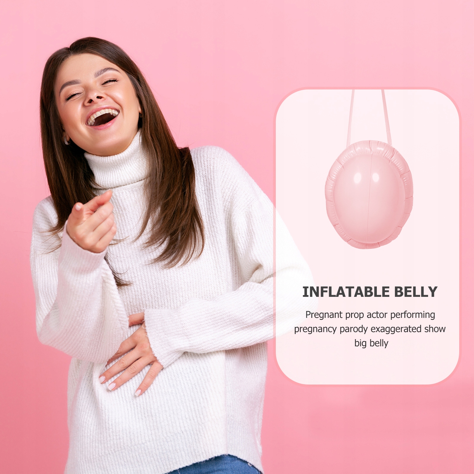 ODZIEŻ CIĄŻOWA FAKE BRZUCH W CIĄŻY DMUJĄCA Model 49013334