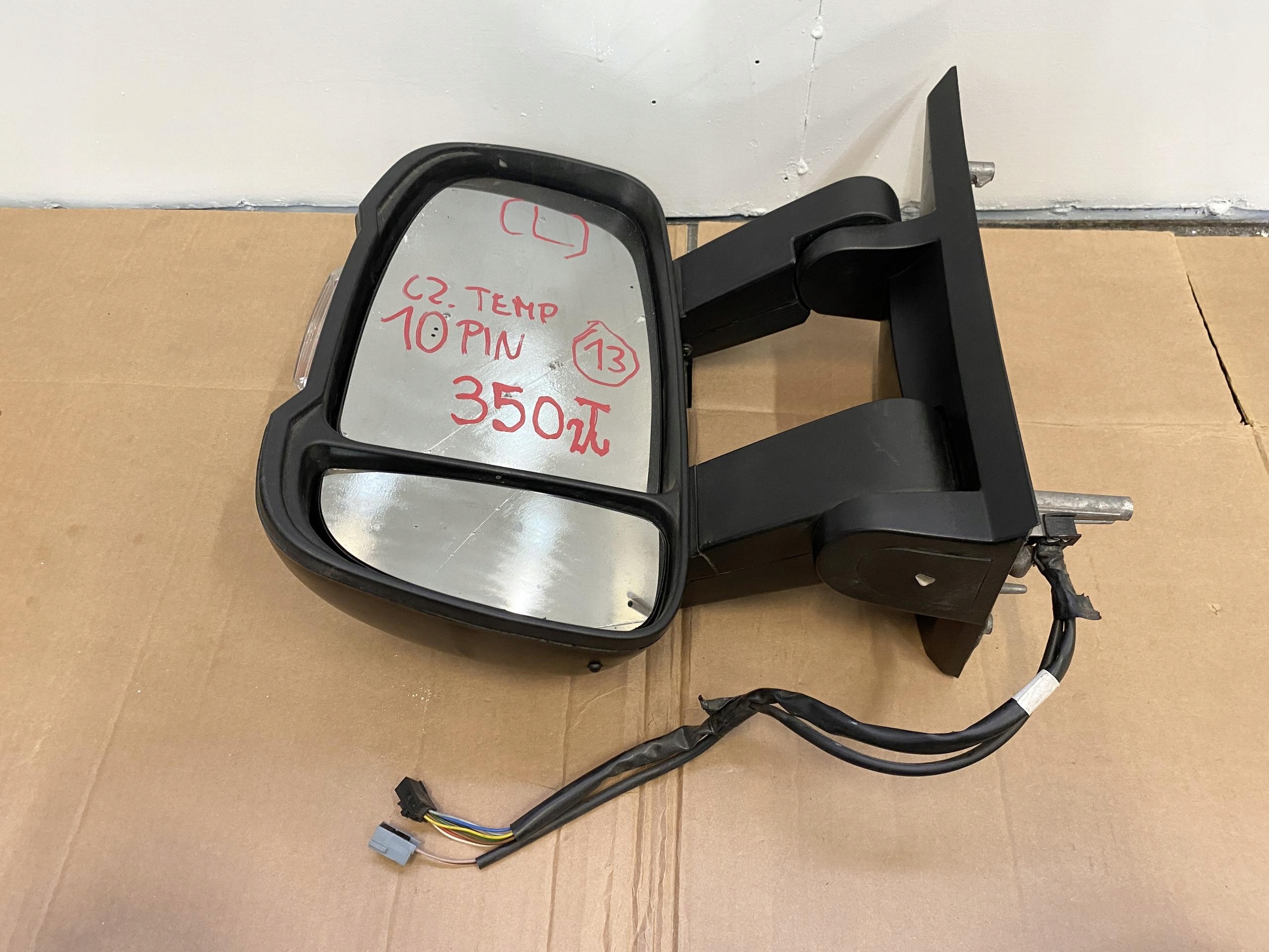 DUCATO BOXER JUMPER 12- mirror left DLUGIE 10PIN sensor TEMP.