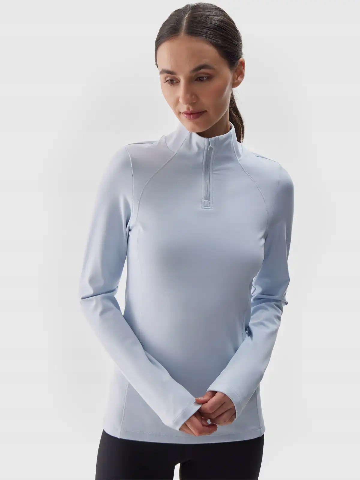 4F Bielizna Drapana koszulka długi rękaw F070 niebieska