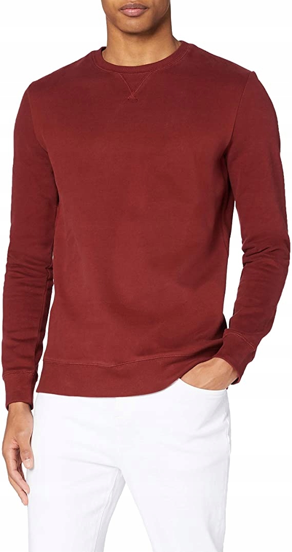 

Meraki Men's Bluza Męska Bordo Sweat Red Nowa L