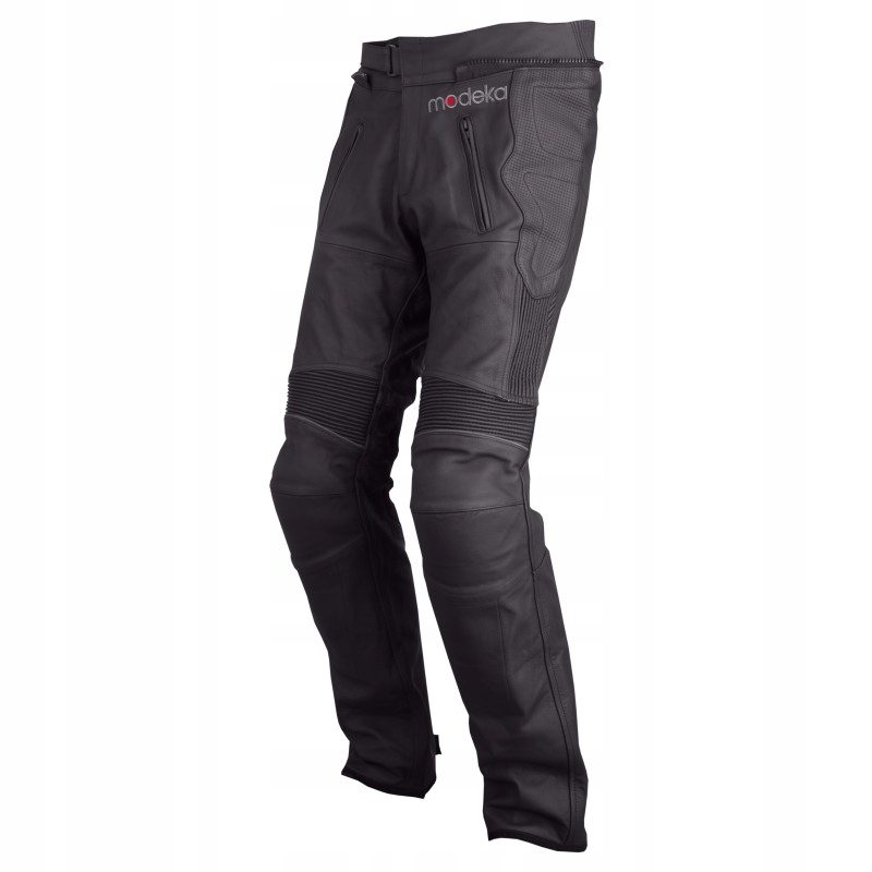 MODEKA SPODNIE SKÓRZANE HAWKING CZARNY 60