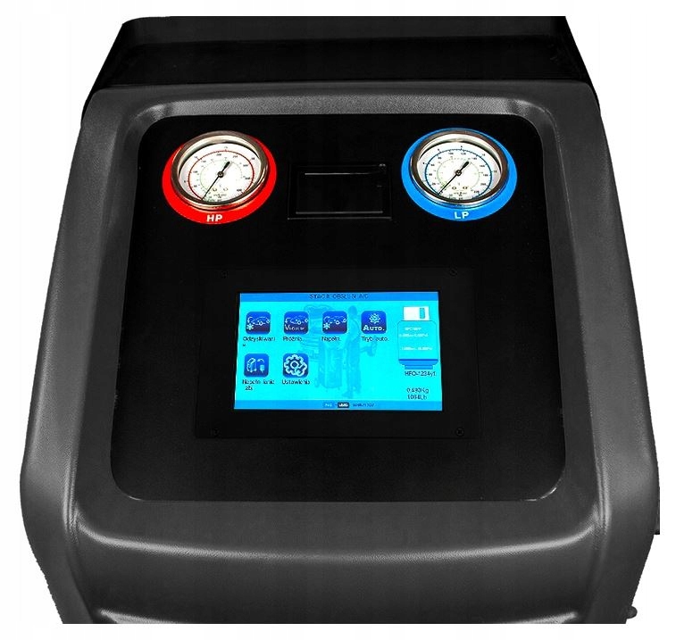 Stacja Klimatyzacji PL 2 czynniki R134A R1234YF drukarka Kupczyk DUAL-GAS Czynnik chłodniczy obsługa obu czynników