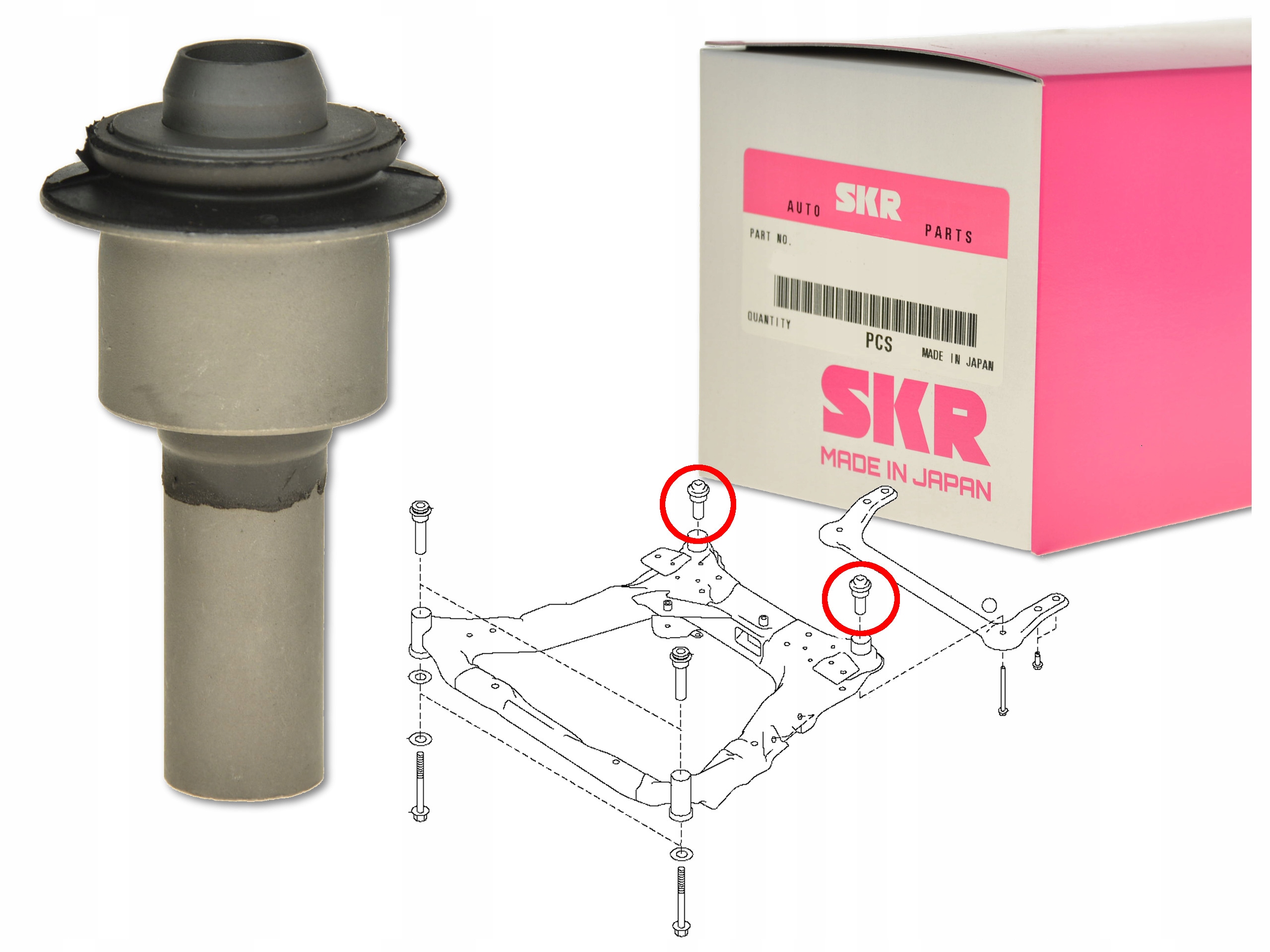 

Tuleja Belki Ramy Sanek Przód 54467-BR00A Japan
