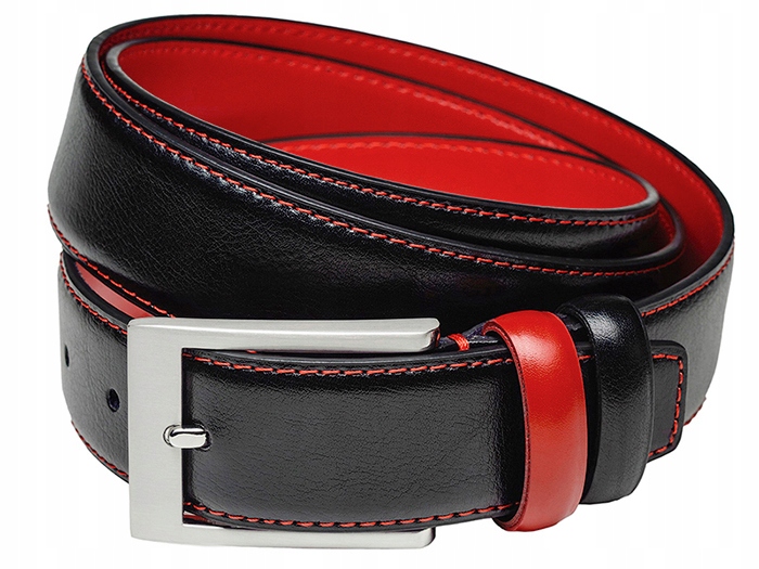 

Skórzany Szeroki Pasek do Spodni 3XL Skóra P9 130