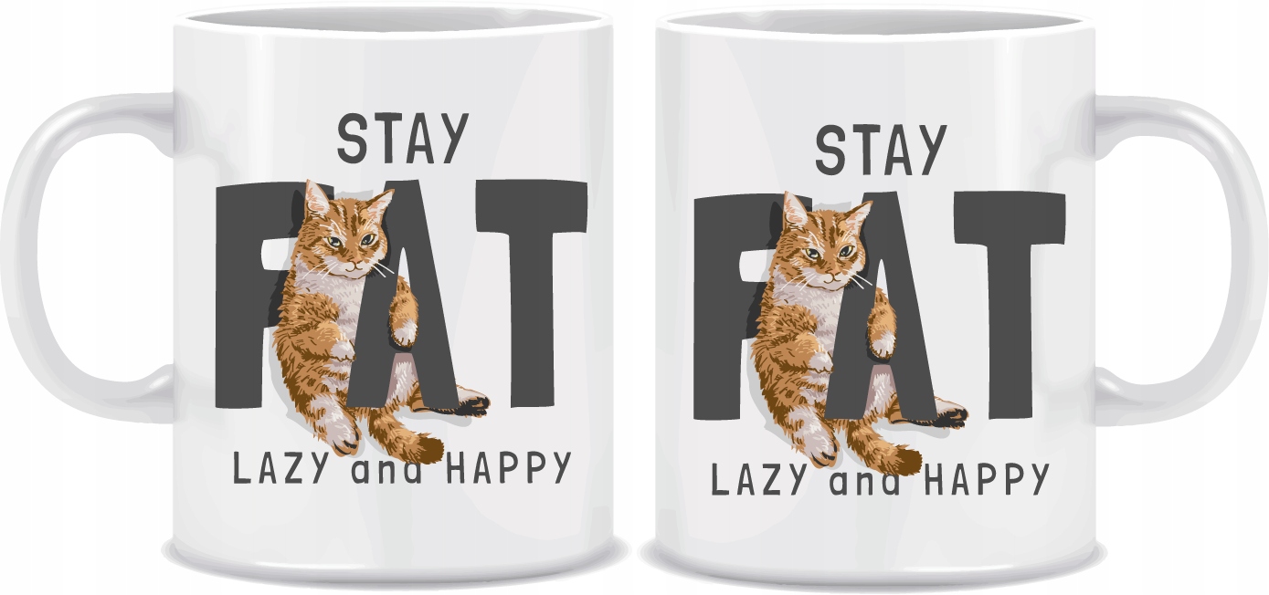 

Kubek Kot Kotek śmieszny napis Prezent