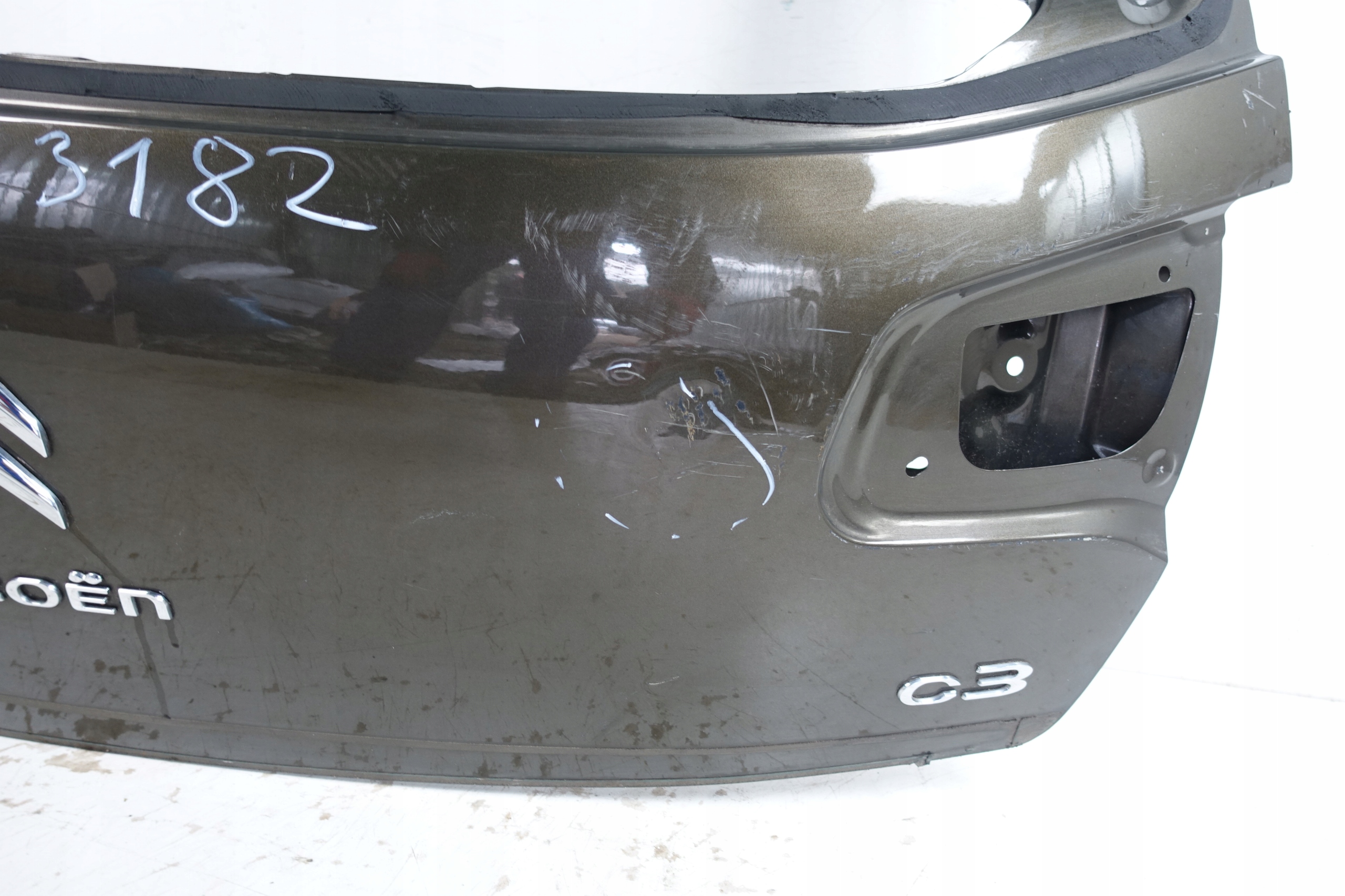 CITROEN C3 II 2009- cover trunk door boot