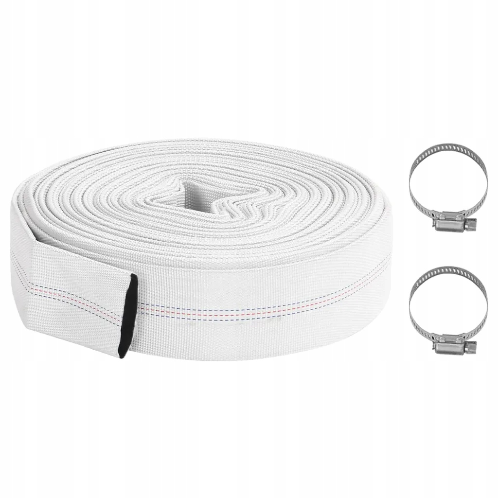 Elastická požární hadice Pvc 30 m Průměr 51 mm Bílá