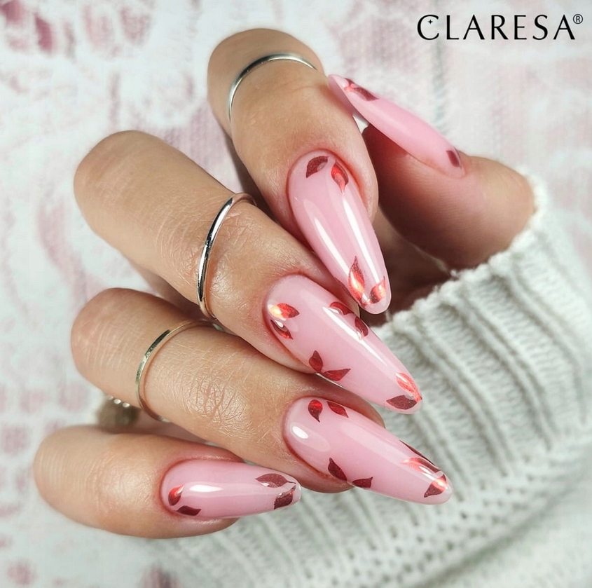CLARESA ŻEL BUDUJĄCY RUBBER DO PAZNOKCI 3 UV/LED DO PRZEDŁUŻANIA 45g RÓŻ Marka Claresa
