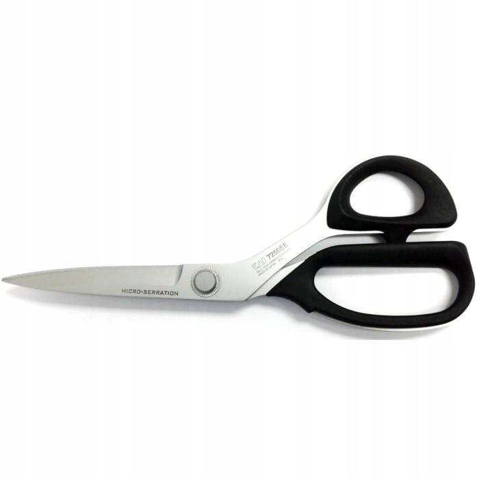 Nožnice Krajčírske Kai 7250SE 25 cm s mikrozúbkami pre ostré šijacie stroje