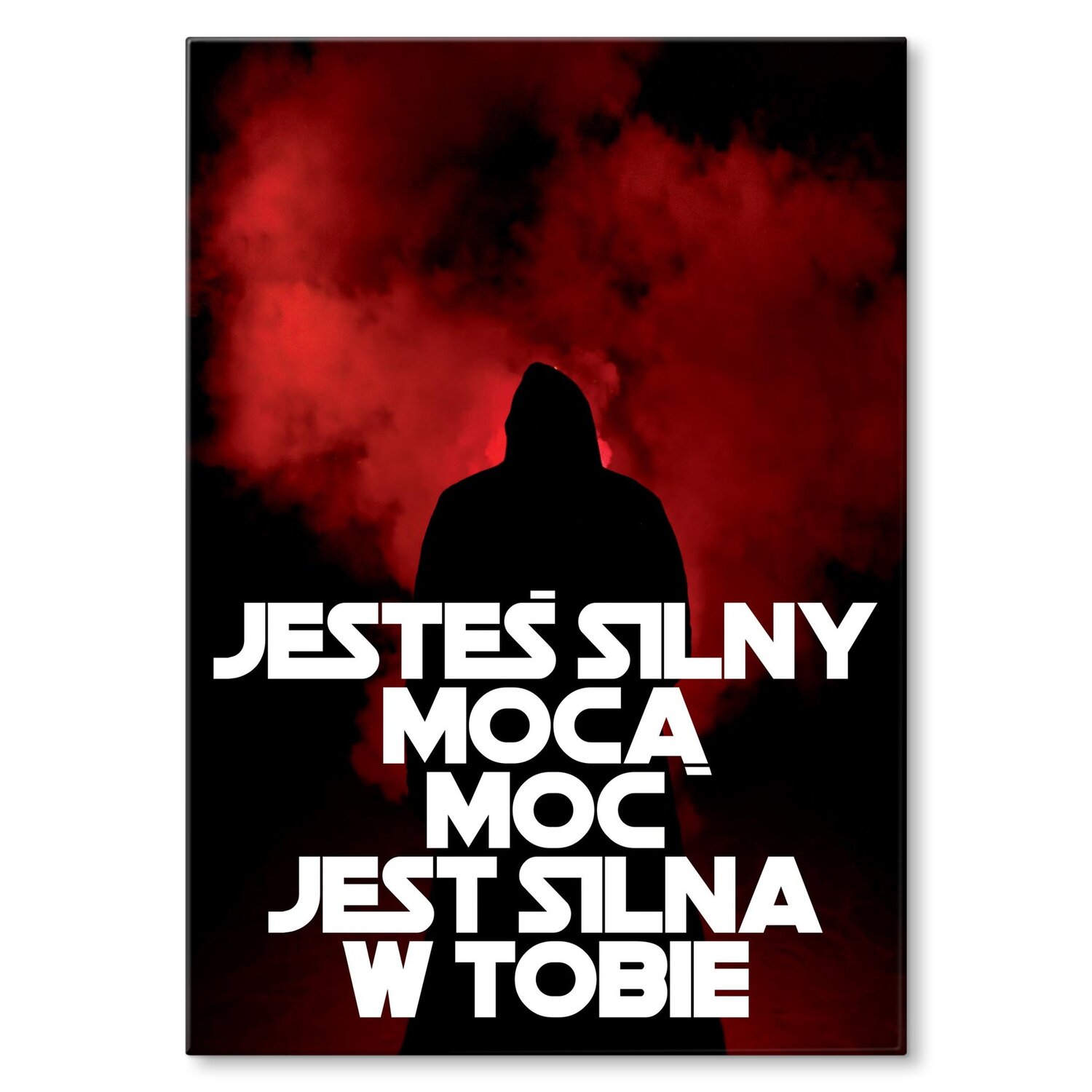 Kovový plakát Jsi silný silou Dárek 30 x 42 cm