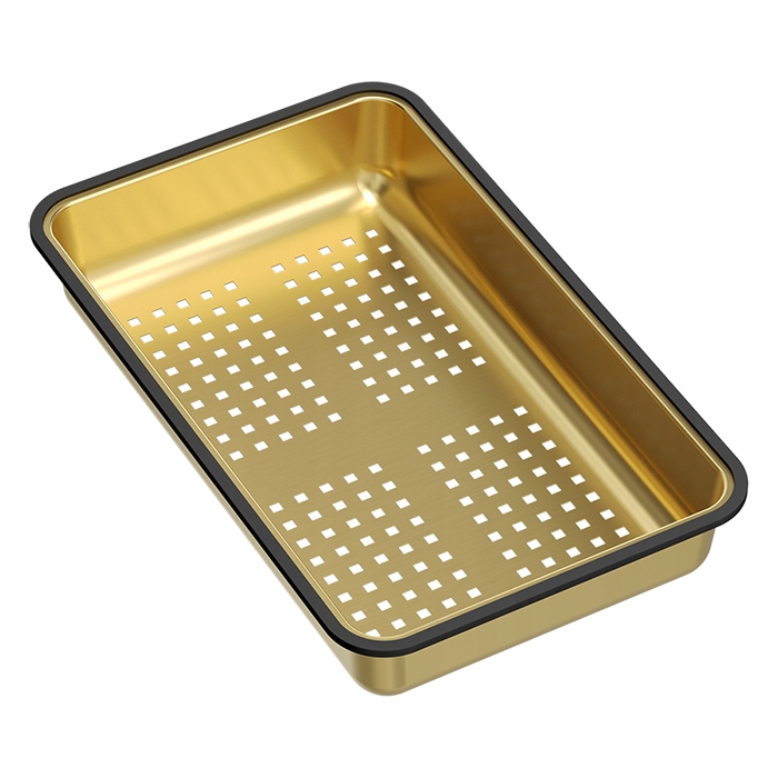 Quadron Odkvapkávacia vložka Odkvapkávač do kuchynského drezu Zlato 38x23 cm