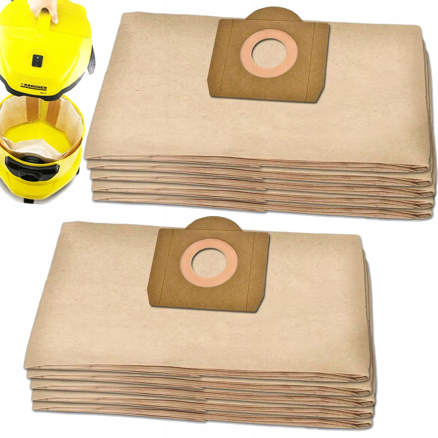 

10x Worki do Karcher MV 3 WD3 200 6.959-130.0