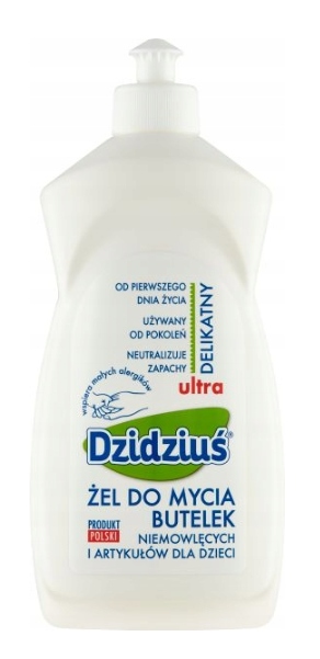 DZIDZIUŚ ŻEL DO MYCIA BUTELEK NIEMOWLĘCYCH 500ML
