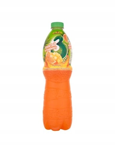 9 x Zbyszko 3 Vitamínový koktejl Neperlivý ovocný nápoj 1,75 l