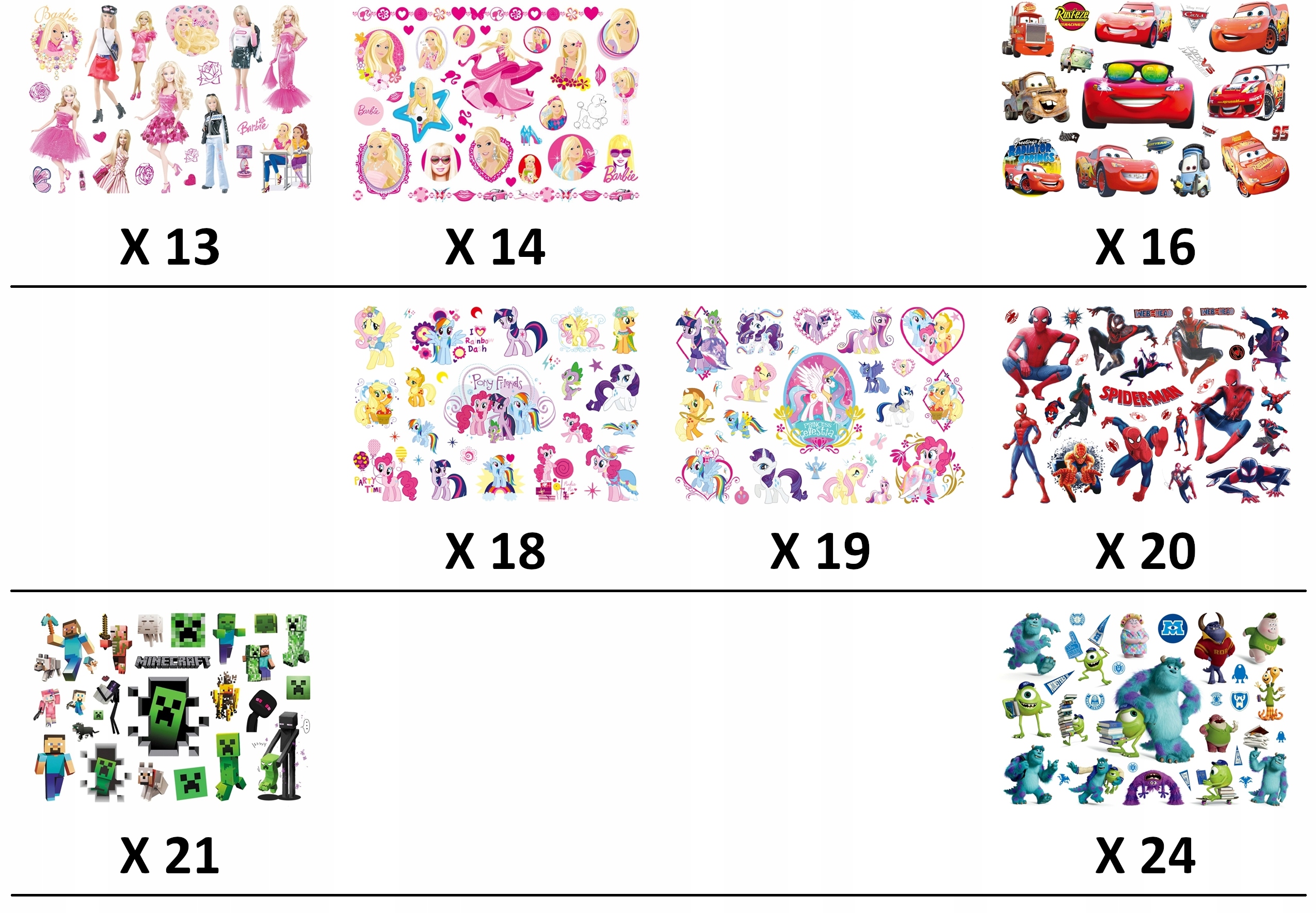 TATUAŻE DLA DZIECI WIELE WZORÓW Marka inna