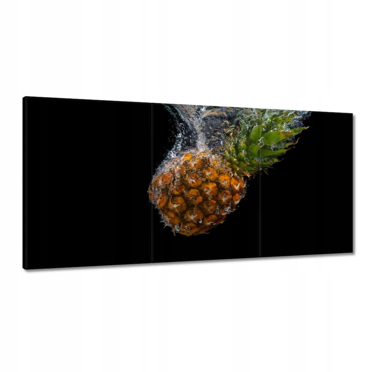 Obrazy 180x90 Ananás padajúci do vody