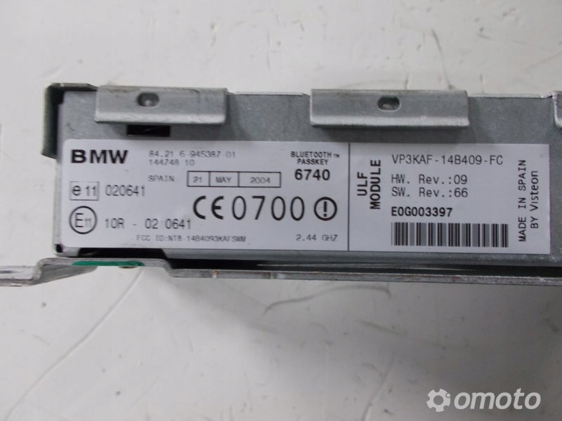 BMW X3 E46 3.Module BLUETOOTH 69453887