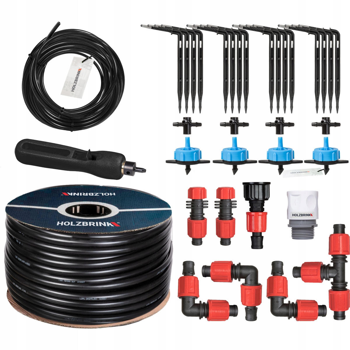 

30 m zestaw nawadniający 16 mm Lpde 8l/h