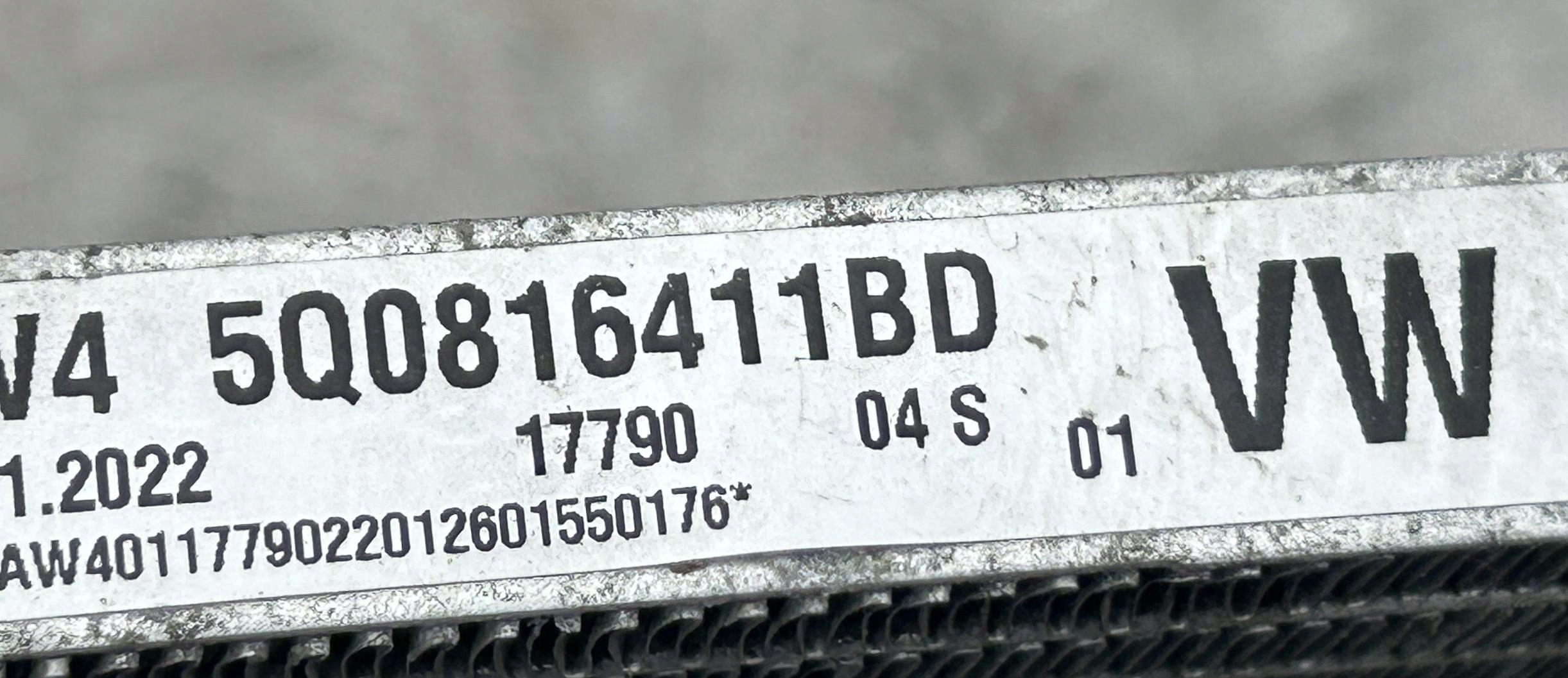 Radiateur climatisation VW SEAT SKODA 5Q0816411BD