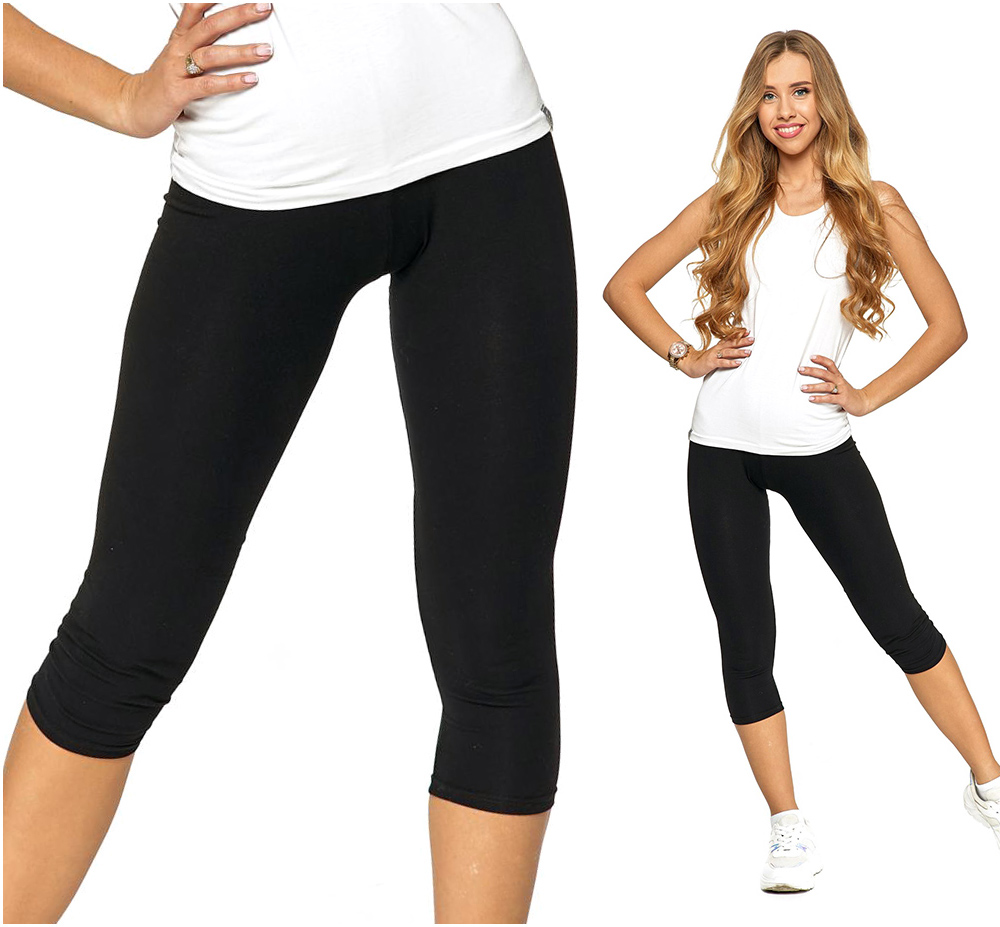 

Legginsy 3/4 Moraj z wysokim stanem kryjące L/XL
