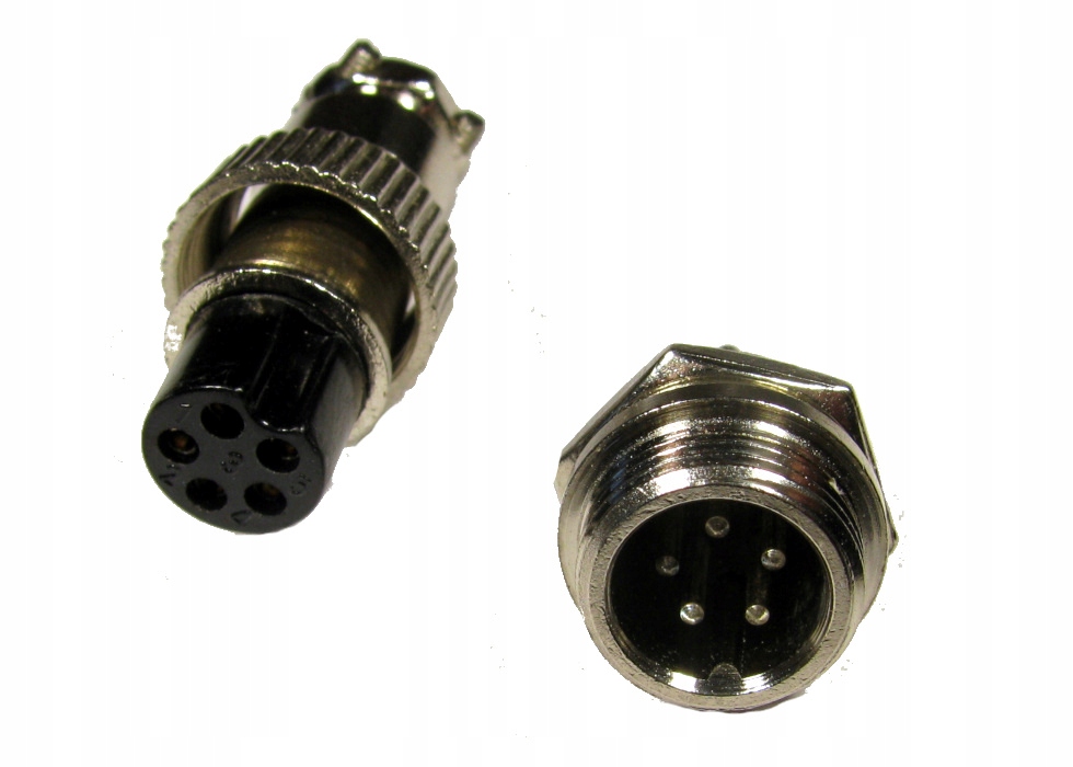 

Złącze GX12 wtyk gniazdo 5pin